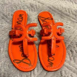 Sam Edelman orange sandals